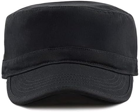 The Hat Depot Cadet Military Army Baseball Cap Tie Dye & Washed Cotton Basic & Distressed Cadet Brushed Cotton Cap - Image 2