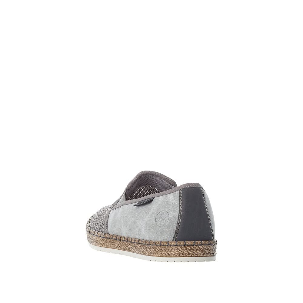 Rieker Herren Slipper B5265-65 Weite Breit Pull-on
