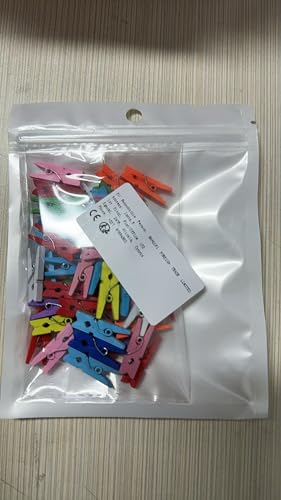 Mollette per Bucato, Mini Clip, Mollette Legno