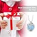 Faurora Aromatherapy Essential Oil Diffuser Necklace, Tree of Life 316L Stainless Steel Locket Pendant Jewelry, Gift Set with 4X5 ml Pure Essential Oils, 27.6