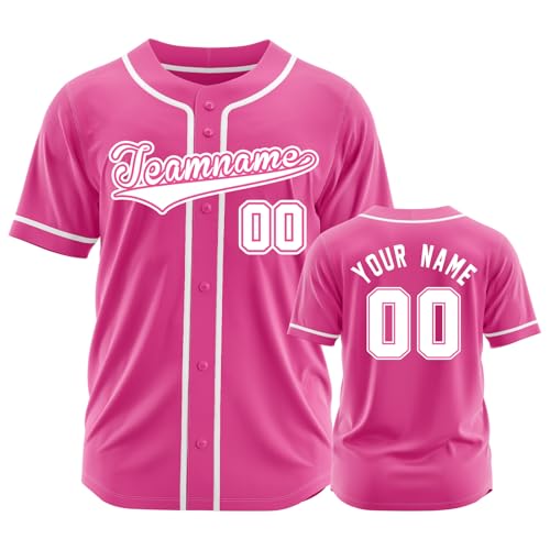 DOPPLER Custom Baseball Jersey with Name, Number, Logo