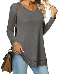 Long V Lace-dark Grey