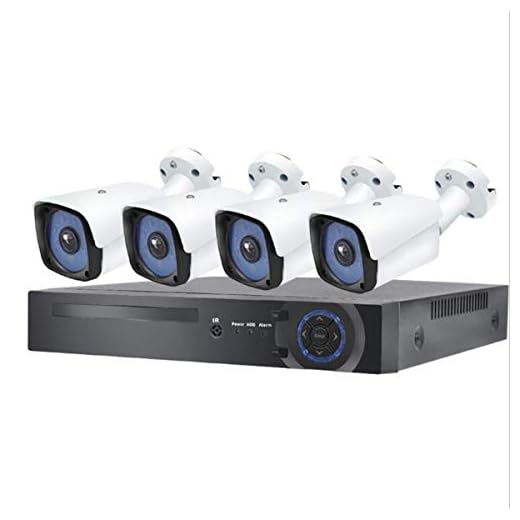 Wireless Video Network Camera Set, 720p / 920p / 1080p Poe NVR P2P CCTV kamera system med 4PCS IP-kamera för inomhus och utomhus detektering kamera övervakning,920P