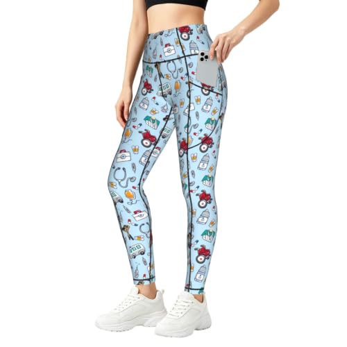 Pantalones de yoga para correr y uso casual legging con dibujos animados