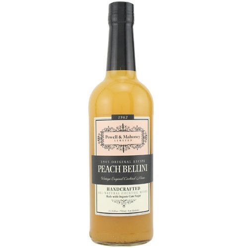 Powell & Mahoney Limited Classic Peach Bellini, 25.36 FL OZ (Pack of 2)