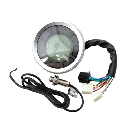 Tachymètre de moto universel avec écran LCD rétroéclairé et indicateur d'engrenage