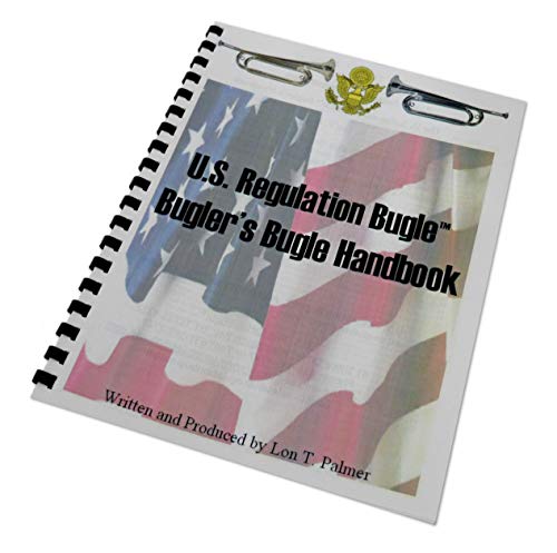 U.s. Regulation Bugle - Brass Lacquer W/Mouthpiece, Bag, And Book #TOP7