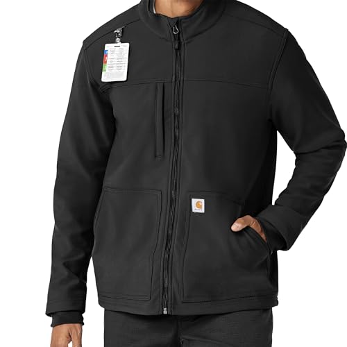 Carhartt Scrubs C80023 Men's Rugged Flex® Modern Fit Bonded Fleece Jack3