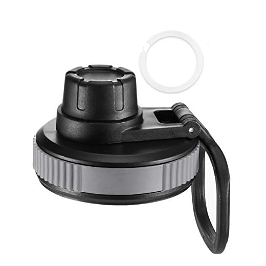 Spout Lid for Hydro Flask Wide Mouth Sport Water Bottles, Replacement Lid Accessories for Hydro Flask Chug lid with Big Handle Easy to Carry, Fits Most Wide Mouth Bottles