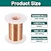 MECCANIXITY 42 AWG Magnet Wire, 42 Gauge Enameled Copper Wires 4 oz Magnetic Coil Wire for Transformer Motor Electric, F Grade 311 Fahrenheit (155 Celsius), Copper Color