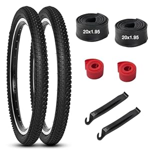 2-Pack Mountain Bike Tires and Tubes Set, 20/24/26 Inch 2-Pack Mountain Bike Tires and Tubes Set, 20/24/26 Inch