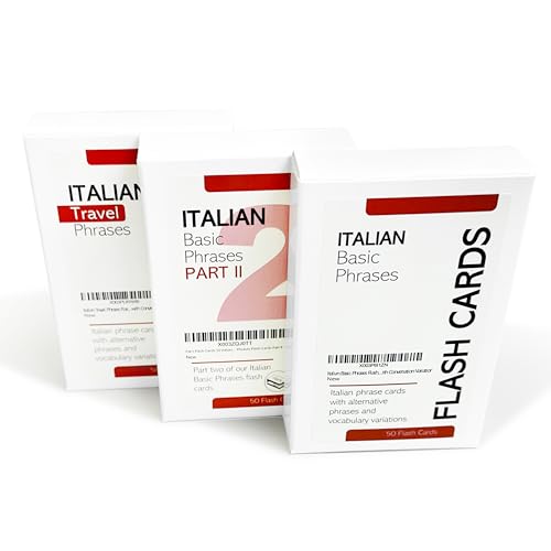 Pat's Flash Cards 150 Essential Italian Phrases Bundle