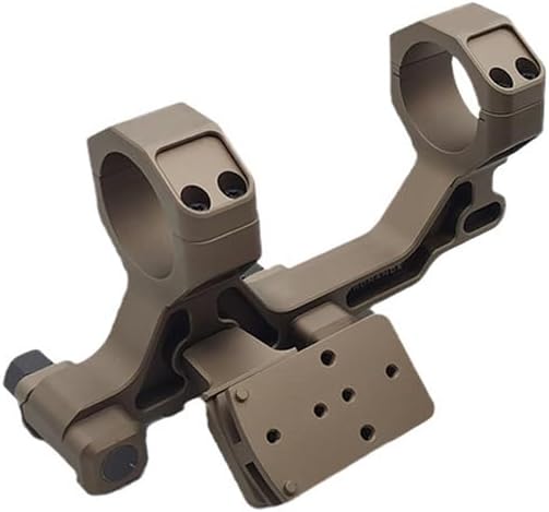 1.54/1.93/2.05" Dual Ring Scope Mount Zooming System Mount with Quick Release for 25.4/30/34mm Tube with Offset Side Red Dot Base，for 11/20mm Rail