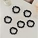 12Pcs Satin Hair Scrunchies, Black Scrunchies Hair Ties Elastic Hair Bands Ponytail Holder Hair Accessories Teen Girl Gifts Trendy Stuff