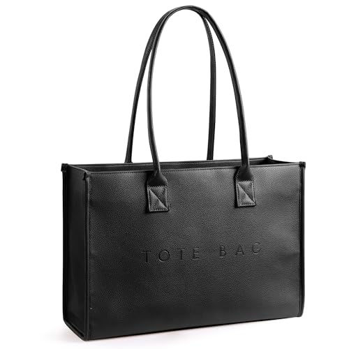 Bolso Tote de Cuero PU Oversize para Mujer