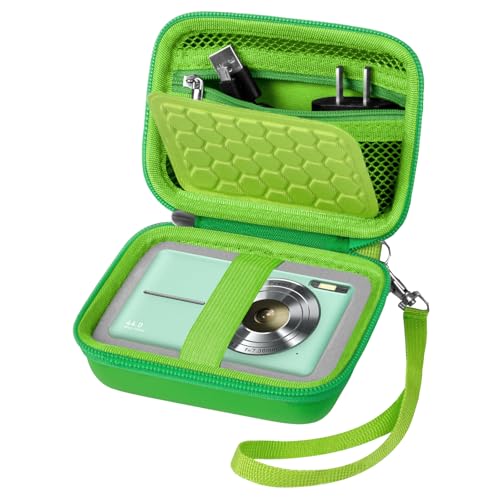 Funda Protectora para Cámara Digital Color Verde Pasto