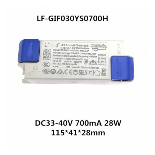 Pilote LED transformateur éclairage DC33-40V module alimentation 700mA Lifud