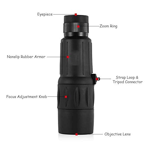 Télescope monoculaire 8x42 OUZ avec objectif de précision BAK4