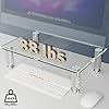Hemudu 2 Pack Computer Monitor Riser with Height Adjustable Multi Media Desktop Stand for Flat Screen LCD LED TV, Laptop/Notebook/Xbox One #2