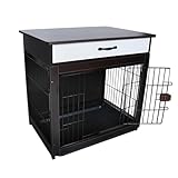 GABBIA for CANI BEN VENTILATA: i mobili in gabbia for cani in filo di legno sono sicuri e stabili. La gabbia decorativa for cani è il luogo perfetto for il tuo animale domestico mentre è in casa. Le doghe aperte attorno alla gabbia forniscono la massima ventilazione for il tuo cucciolo.