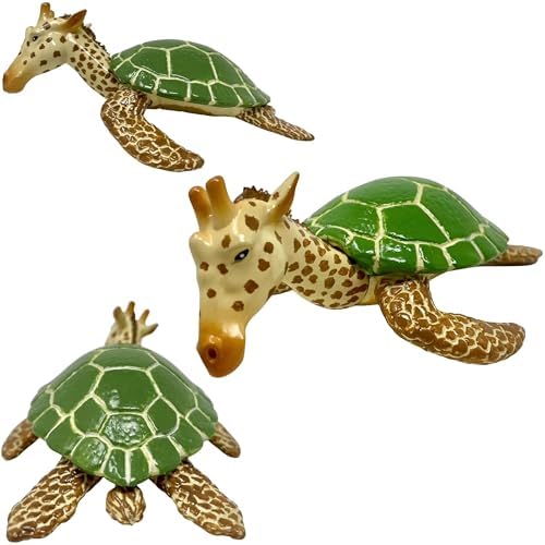 Randimals Giraffe & Turtle Hybrid Realistic Animal Toys - Unique ...