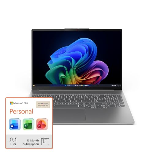 Image of Lenovo IdeaPad Pro 5-2025 16 inch OLED 2880x1800 120Hz, Ryzen AI 7 350, RTX5050, 16GB, 1TB + Microsoft 365 Personal 12-Month Subscription Bundle