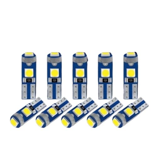 Ampoule LED T5 Rouge 3030 SMD Haute Luminosité 12V pour Panneau Auto