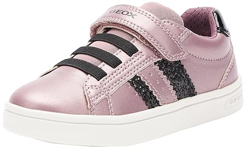 Geox J Djrock Girl E basket fille facile à enfiler avec zip et lacets