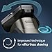 Philips Norelco 9400 Rechargeable Wet/Dry Electric Shaver with SenseIQ and Comfort Glide Ring Technology, Battery Powered, Silver, S9502/83