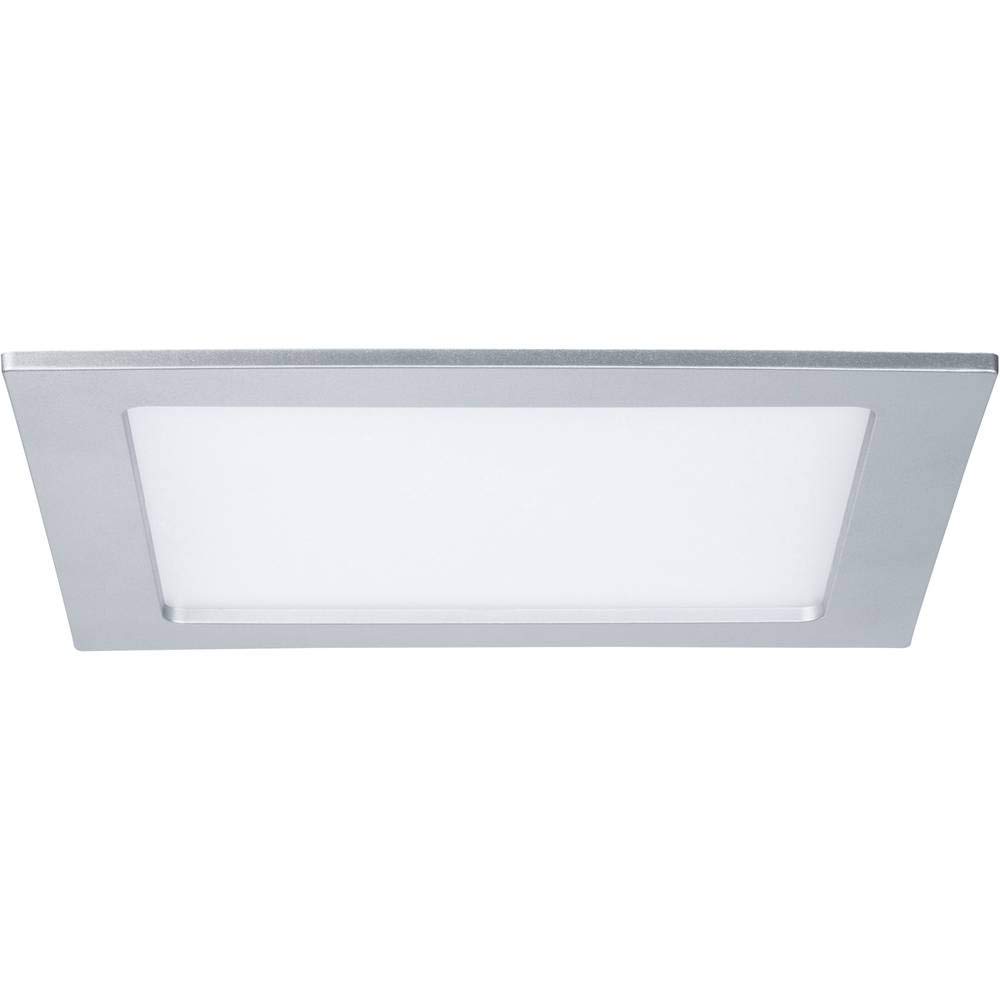 Paulmann 92078 Quality EBL Set Panel czworok. LED 1x18W 4000 K 230V 220x220mm chrom matowy 92078 LED Spot refl. wpuszcz. opr. do wbud.