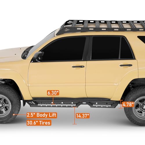 Barra lateral Nerf para Toyota 4Runner 2003-2009 miniatura 5