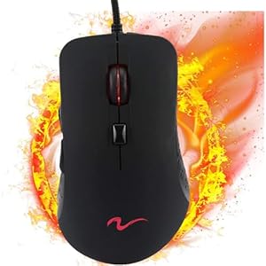 Zienstar Beheizter Maus, Winter-Handwärmer USB Gaming-Maus, Wärme 38–48 °C Einstellbar-Mattschwarz