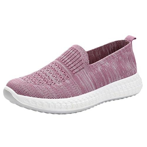 SRTUMEY Zapatillas Pronador Mujer Zapatos Deportivos de Malla para Correr al Libre para Parejas, Zapatos Transpirables Zapatillas-Ortopédicas para Mujer