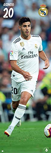 Fútbol Póster para La Puerta Real Madrid 2018/19, Marco Asensio Cartel 158x53 cm