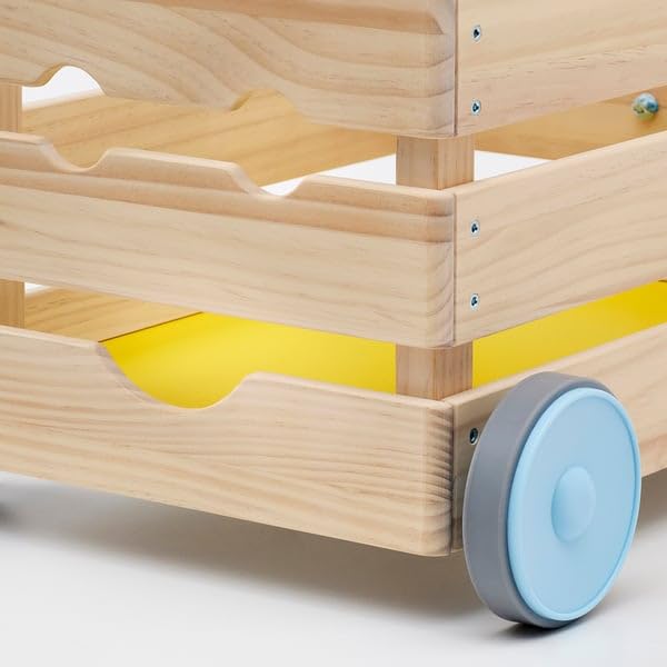 ProTuning FLISAT Contenitore per giocattoli con ruote, 38x43x29 cm