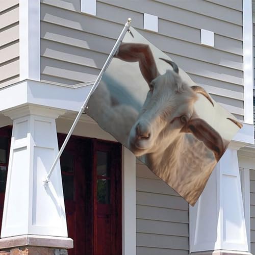 Drapeau de jardin chèvre décoratif pour extérieur et cour - 5