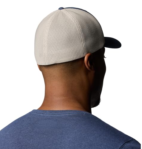 Image of Columbia Unisex Mesh Ball Cap, Dark Mountain /Dark Stone, Small /Medium