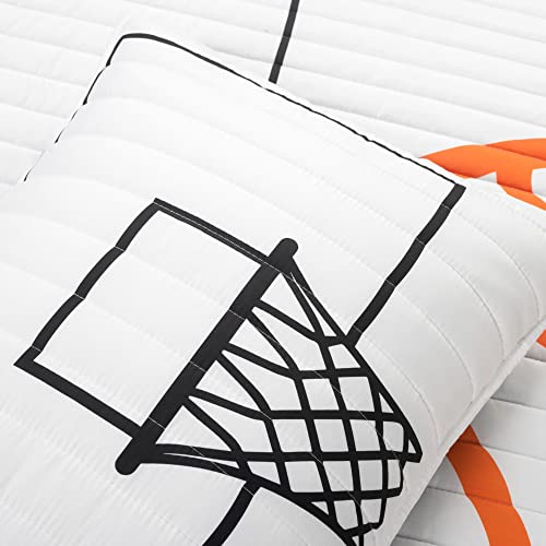 Lush Decor 21T011836 Basketball Game Reversible Oversized 5 Piece Quilt Set thumb #3