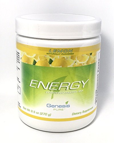 Genesis Pure Energy tub with Wheat Grass Lemon Blast Sugar-Free Powder Mix Dietary Supplement Sports Drink in TUB