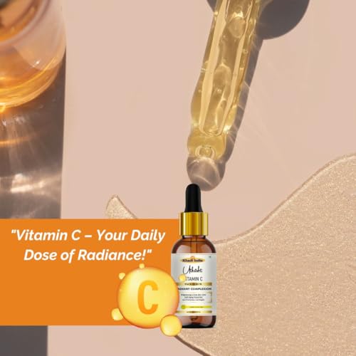Image of khadi Vitamin C Face Serum for Radiant Complexion, Brightening & Anti-Aging Formula, 30 ml