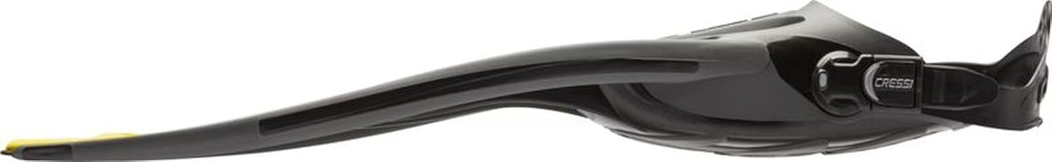 CRESSI Scuba Diving Open Heel Fin [Frog Plus] 3 Material Composition 360 Degree Rotating Buckle Blade on Foot Pocket [Genuine Product]