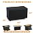 44 Inch Rectangular Fire Pit Cover for Bali Outdoor Firepit and Other Firepit/Table Models, 44L x 26W x 24H, Fire Table Cover Deck Box Protector, 600D Heavy Duty Waterproof Patio Fire Pit Table Cover