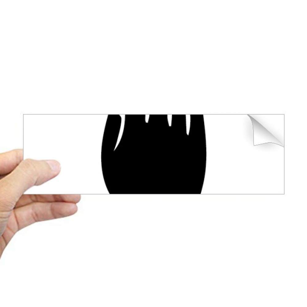 Autocollant pour fenêtre silhouette noir décoration salon et sticker vitre maison