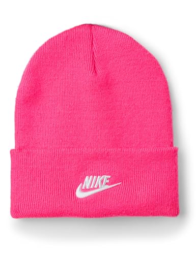 Nike Peak Futura Beanie, Hyper Pink/White, 1SIZE