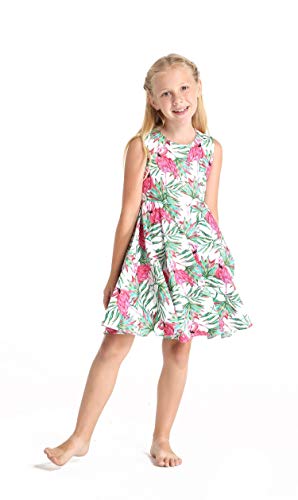 Image of Matchable Family Hawaiian Luau Men Women Girl Boy Clothes in Flamingo in Love
