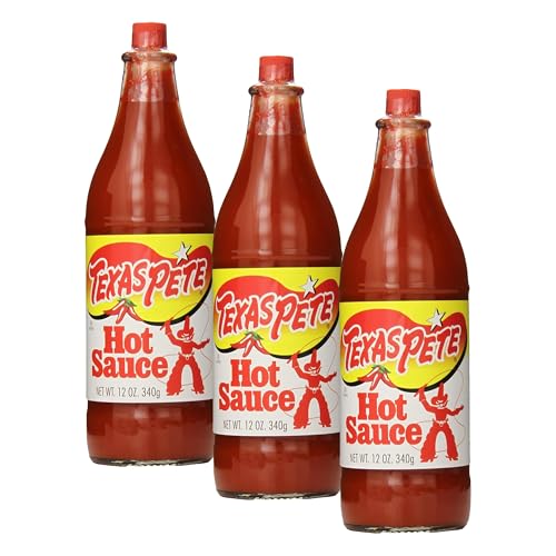 Texas Pete Hot Sauce, 12 oz (Pack of 3)