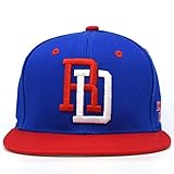 Republica Dominicana Baseball Cap RD Dominican Republic DR Snapback Hat NEW (Cotton Royal/Red)