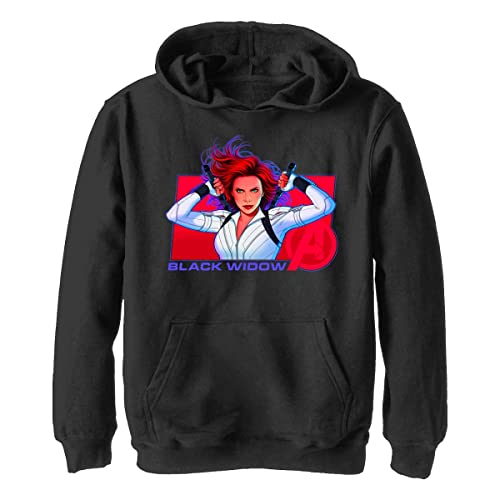 Sweat Marvel Black Widow noir S garçon idéal pour le collège
