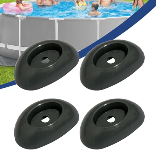Soporte universal de PVC para pies de piscina con punta vertical estable 7
