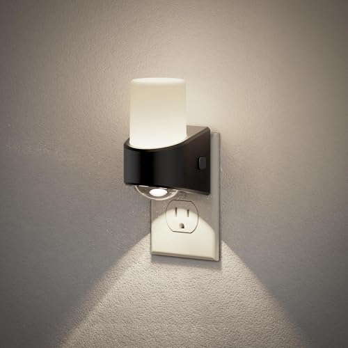 Image of JandCase LED Night Lights Plug into Wall, Decorative Night Light with Dusk to Dawn Sensor, Adjustable Brightness, 5000K Daylight White Nightlight Plug in for Kids, Bathroom, Hallway, Bedroom, Stairway